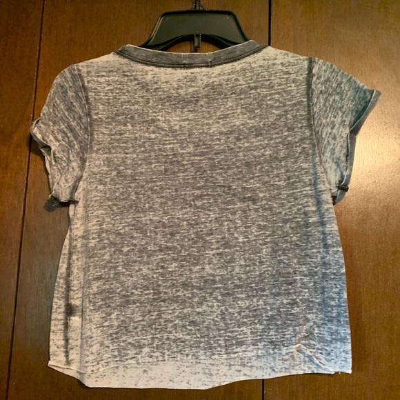 Marbled Grey Crop Top - Picture 6 of 6